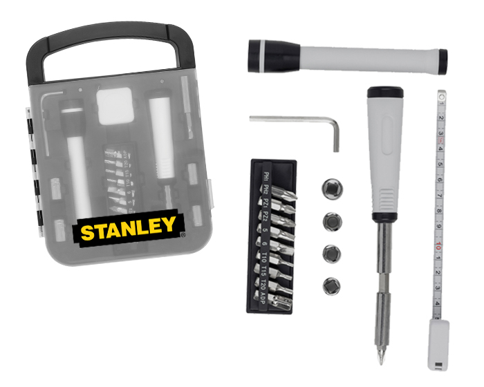 KIT DE HERRAMIENTAS DE 19 PIEZAS PARA CASA C465